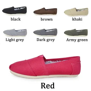 Unisex Comfortable Canvas Espadrilles Breathable Casual Shoes Summer