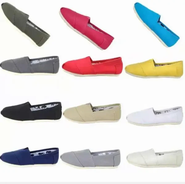 Unisex Comfortable Canvas Espadrilles Breathable Casual Shoes Summer - Image 4
