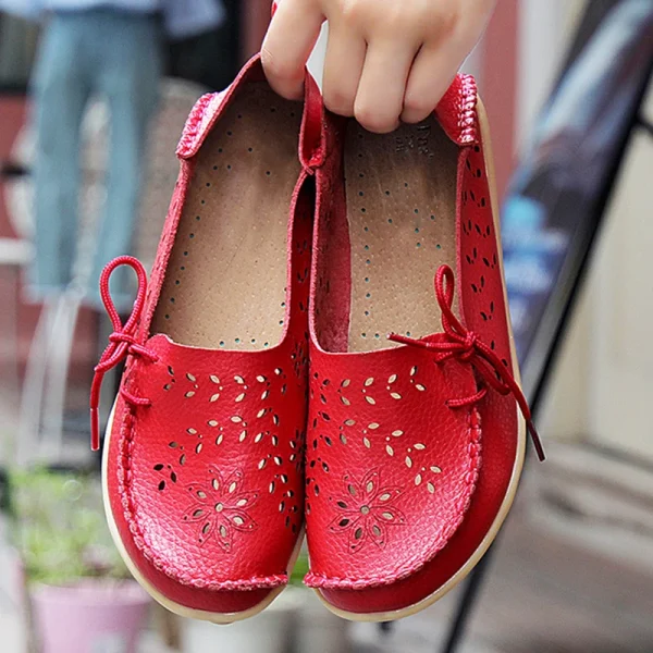 Women Flat Casual Shoes Breathable Fashion Loafers Comfort Mom Shoes - Image 23