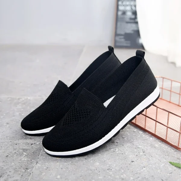 Women's Summer Mesh Slip-On Casual Loafers Outdoor Walking Shoes - Image 2