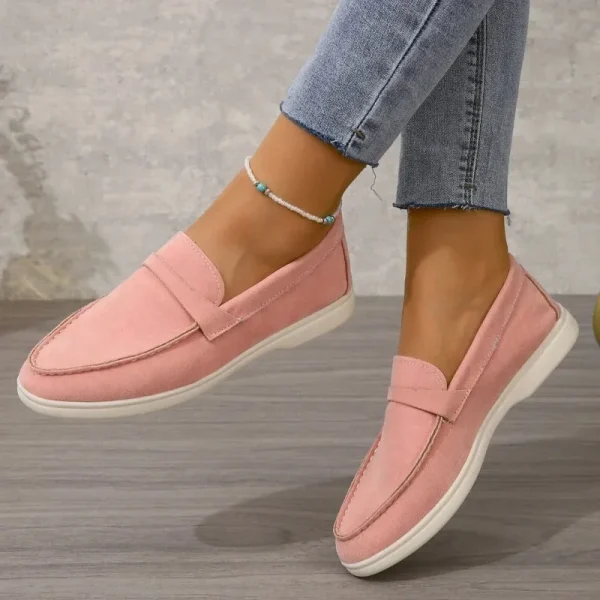 Plus Size Women’s Slip-On Sneakers Casual Flats Walking Loafers - Image 2
