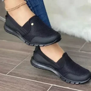 2025 Summer Mesh One-Step Flat Shoes Women Casual Fashion