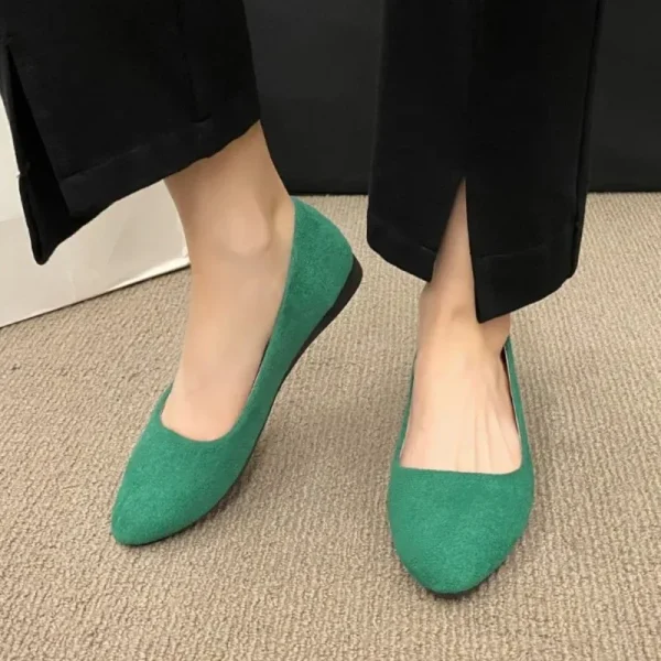 Spring Women’s Pointed Toe Slip-On Comfortable Ballet Flats Shoes - Image 7
