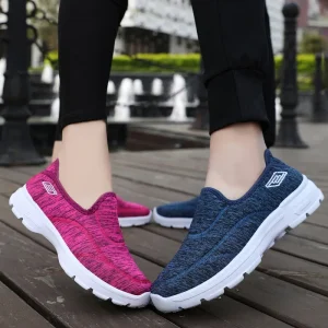 Mesh Walking Shoes Unisex Breathable Casual Sneakers Soft Flats Loafers