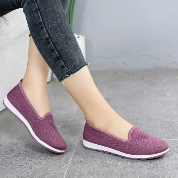 Women's Summer Mesh Slip-On Casual Loafers Outdoor Walking Shoes - Image 9