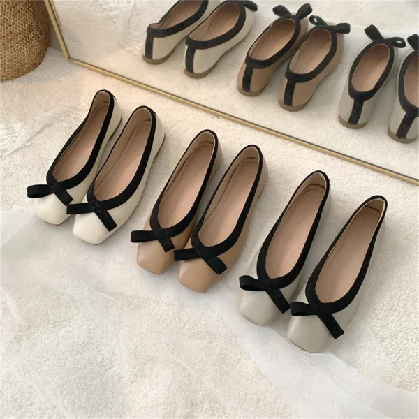 Cootelili Women's Flats Square Toe Non-Slip Casual Shoes 2025 - Image 11