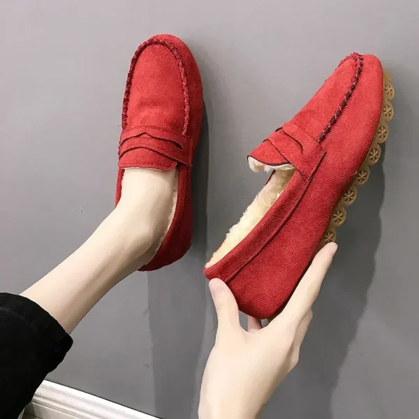 2025 Winter Women Loafers Comfortable Non-Slip Casual Flats Shoes - Image 11