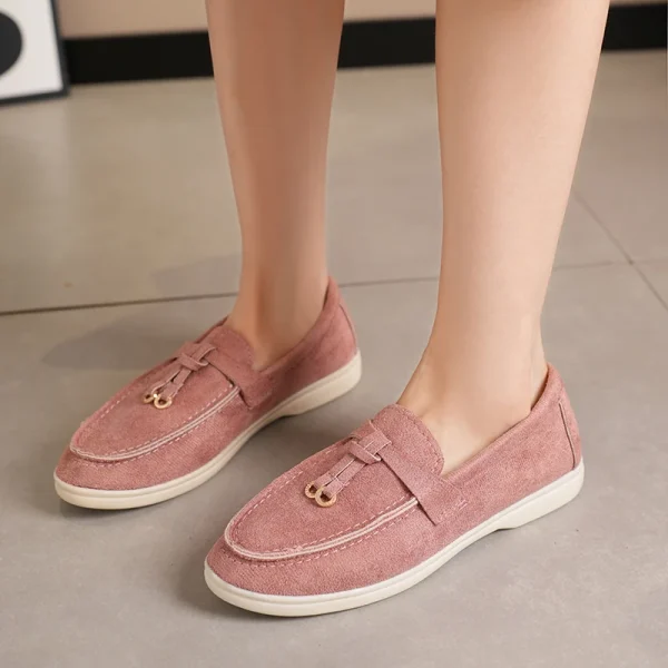 Tsutsu Shoes Soft-Soled Flat Loafers Spring Autumn Matching Shoes - Image 4