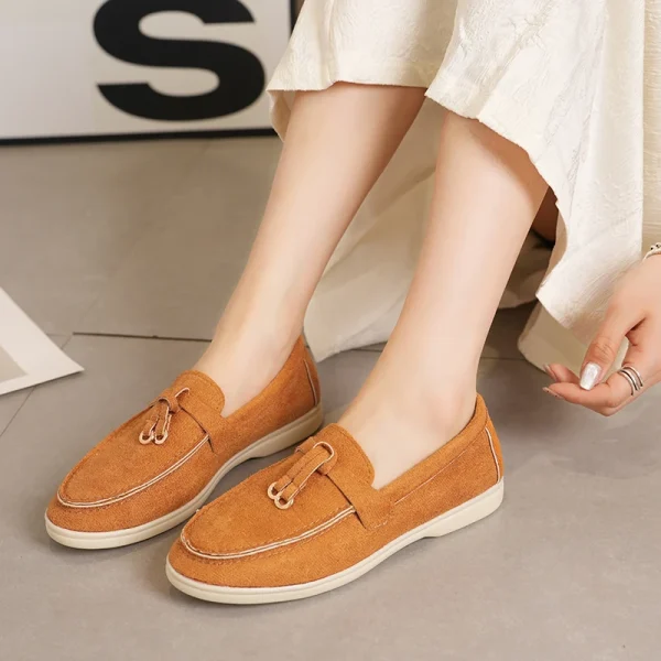 Tsutsu Shoes Soft-Soled Flat Loafers Spring Autumn Matching Shoes - Image 3