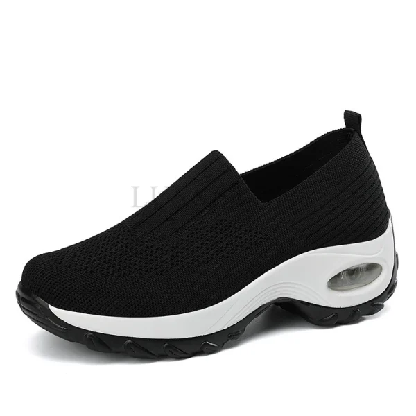 Orthopedic Mesh Slip-On Platform Mules Women Lightweight Walking Shoes - Image 26