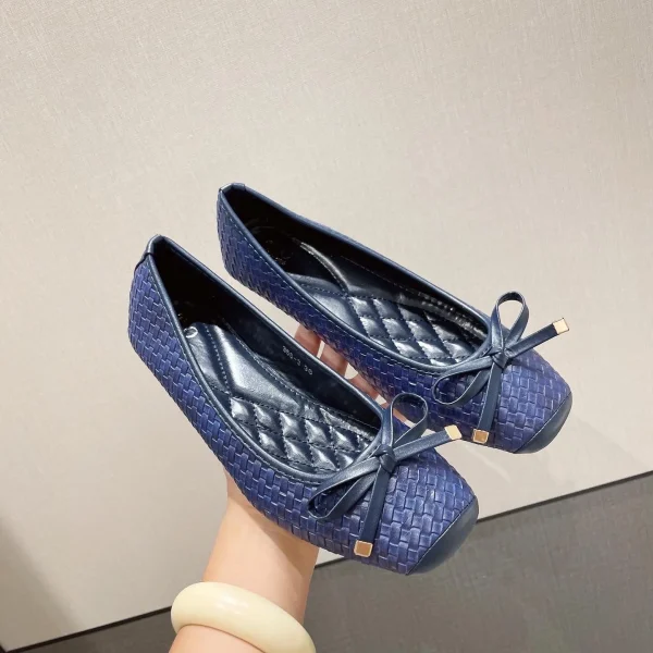 Spring Summer Ballet Flats Women Elegant Single Shoes Plus Size - Image 2