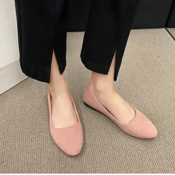 Spring Women’s Pointed Toe Slip-On Comfortable Ballet Flats Shoes - Image 26