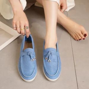 Tsutsu Shoes Soft-Soled Flat Loafers Spring Autumn Matching Shoes
