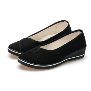 Old Beijing Women’s Cloth Loafers Summer Flats Comfortable Trend