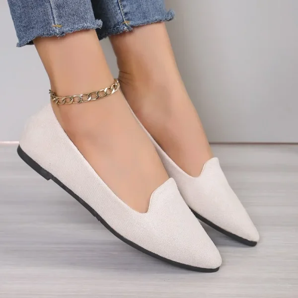 Fashion Breathable Slip-On Loafers Soft Ballet Flats Women Plus Size - Image 7