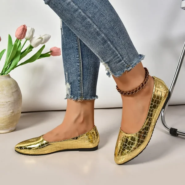 Luxury Women’s Pointed Toe Flat Loafers Casual Designer Shoes - Image 8